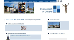 Desktop Screenshot of evangelisch-in-geseke.de